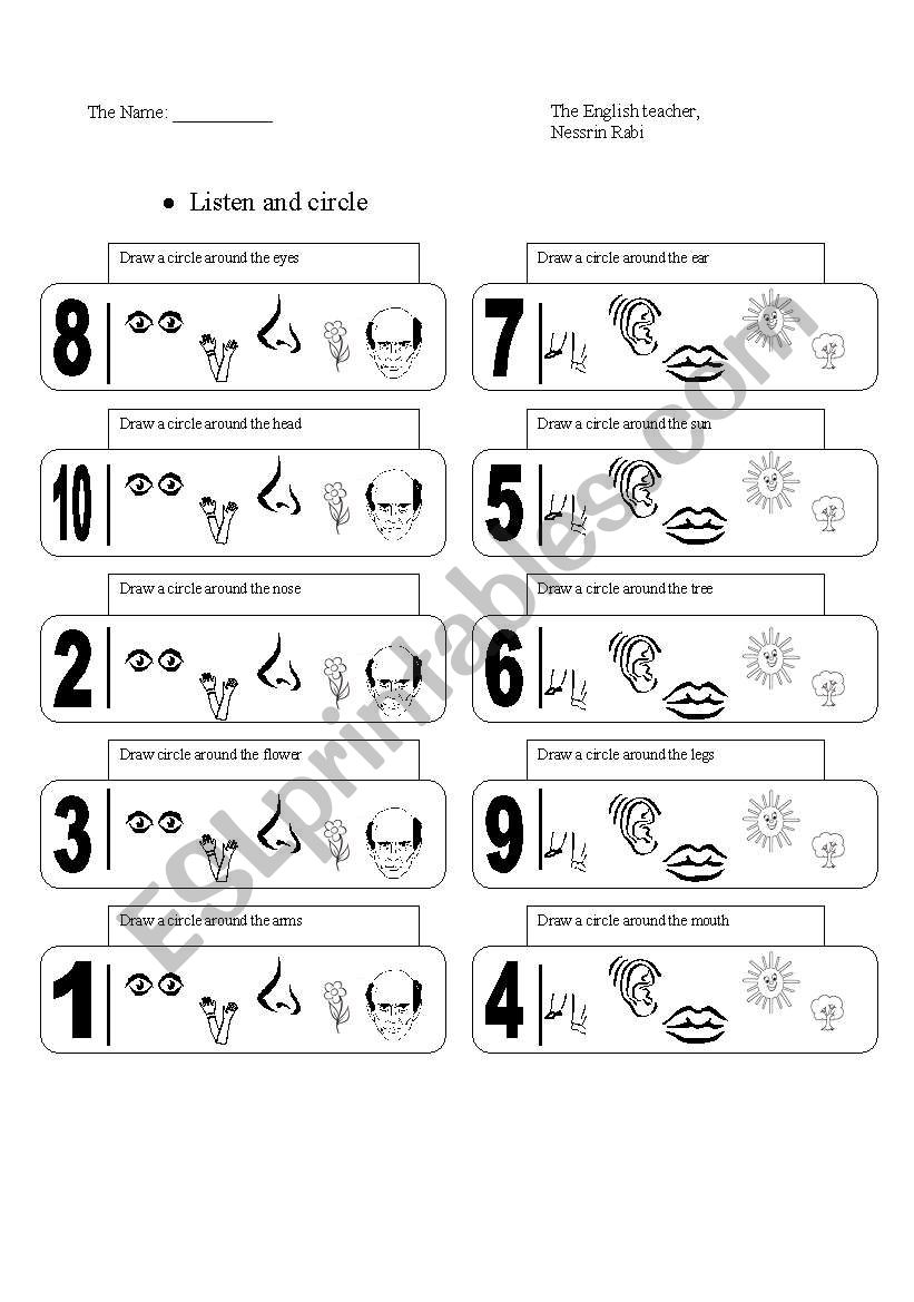 listening worksheet  worksheet