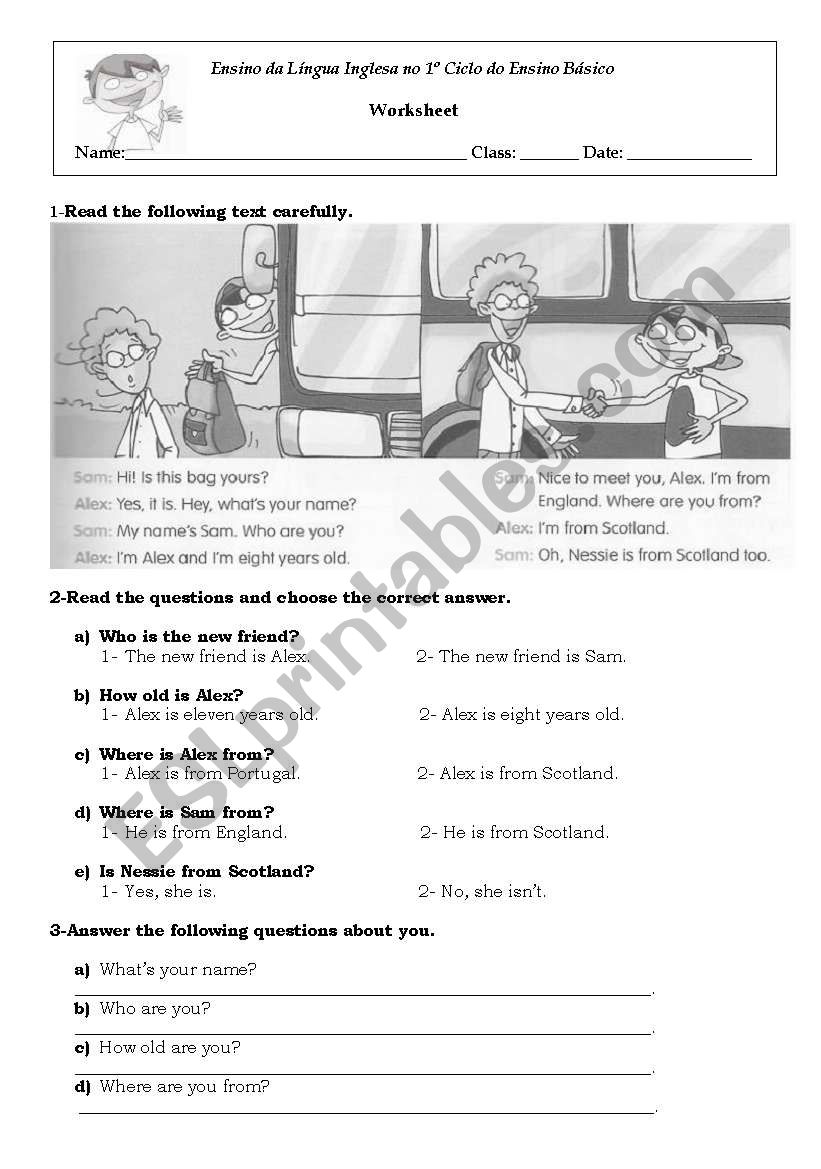 reading comprehension avtivities on countries and nationalities