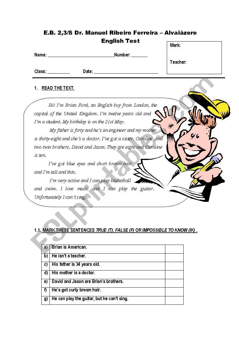 likes and dislikes worksheet