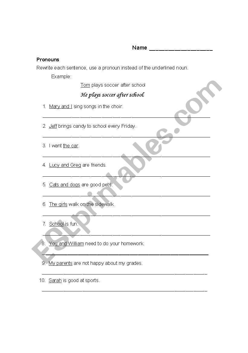 Grammar Review worksheet