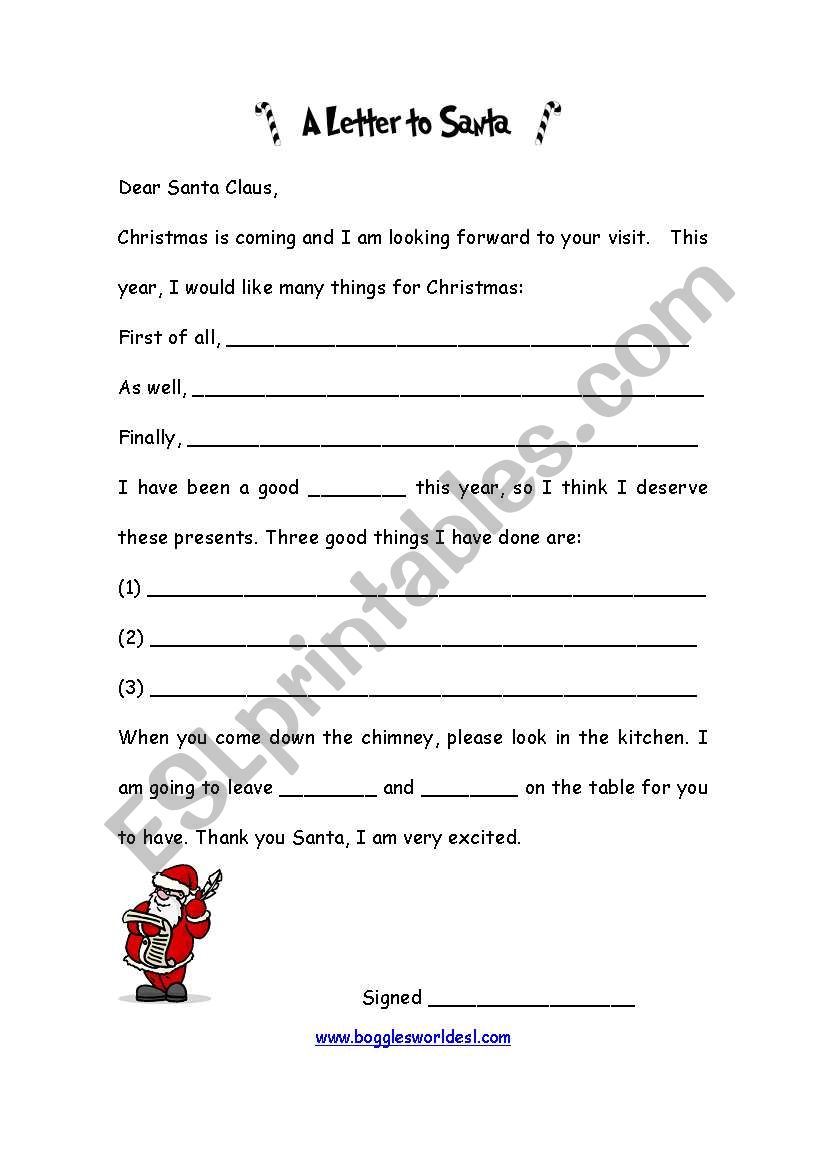 letter worksheet