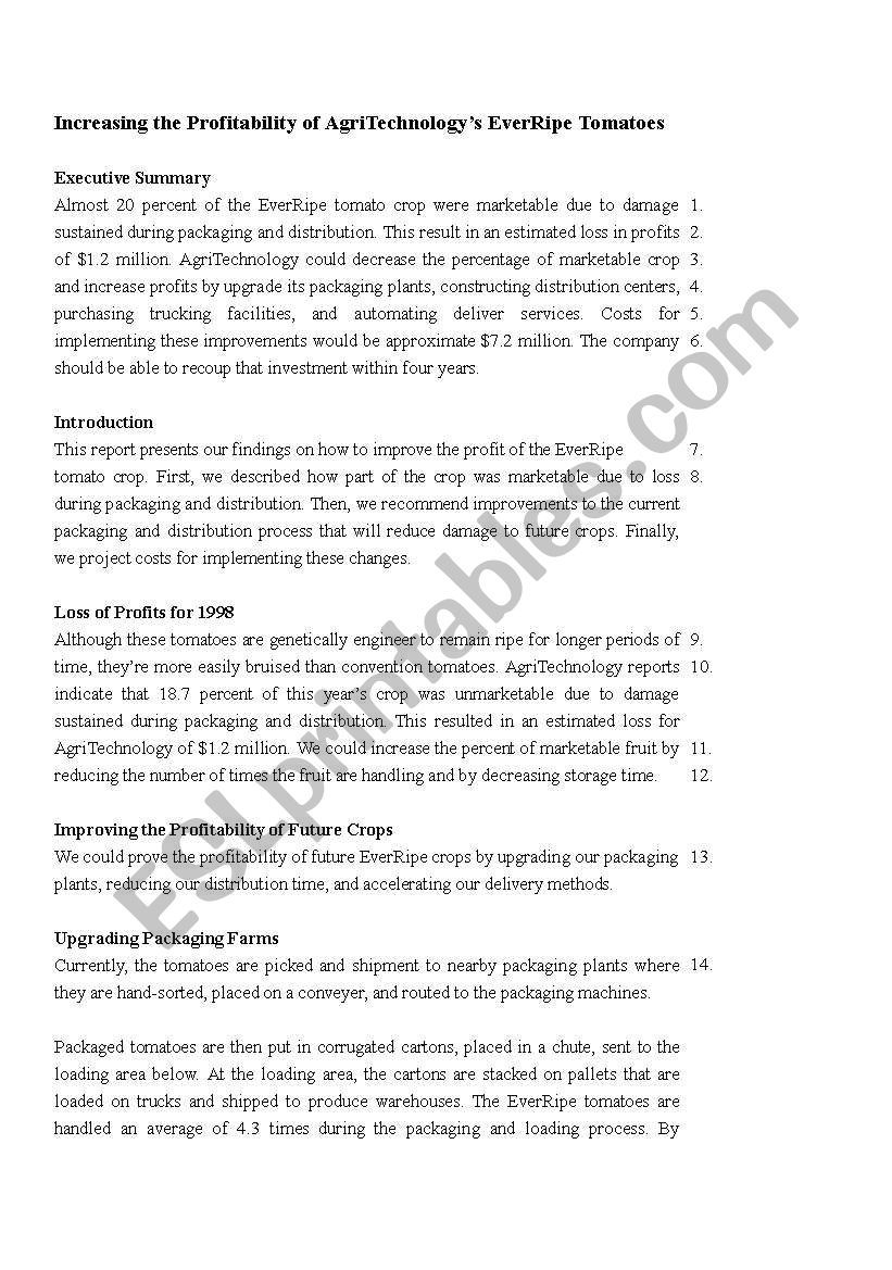 Proofreading Exercise_6 worksheet