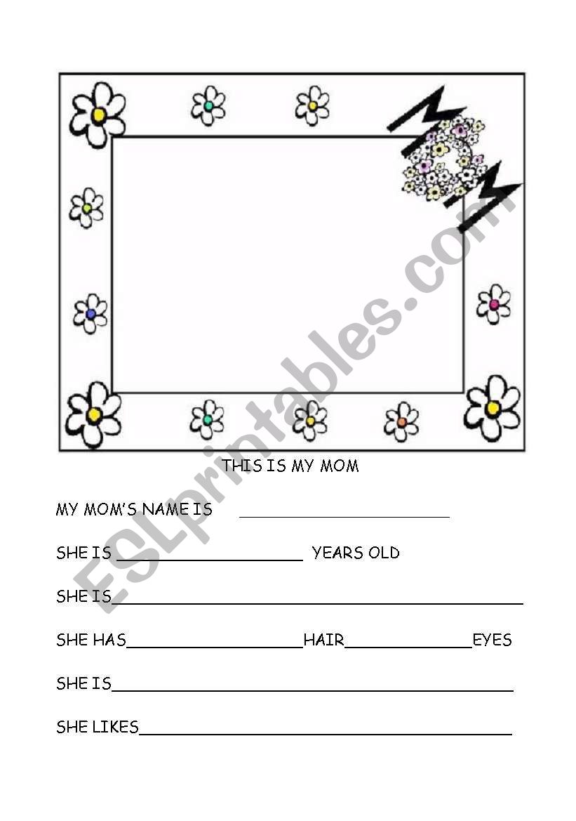 MOTHERS DAY worksheet