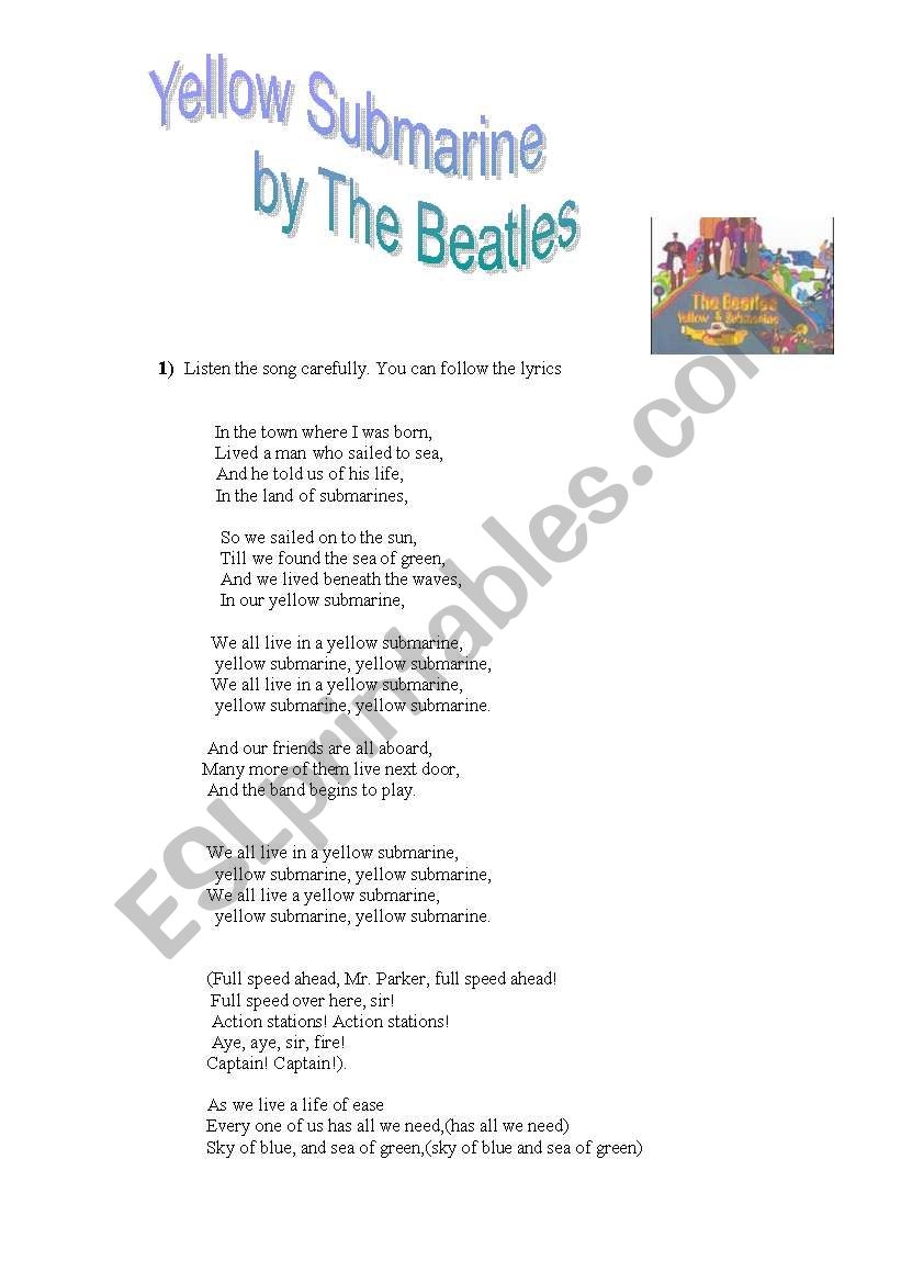 yellow Submarine by The Beatles