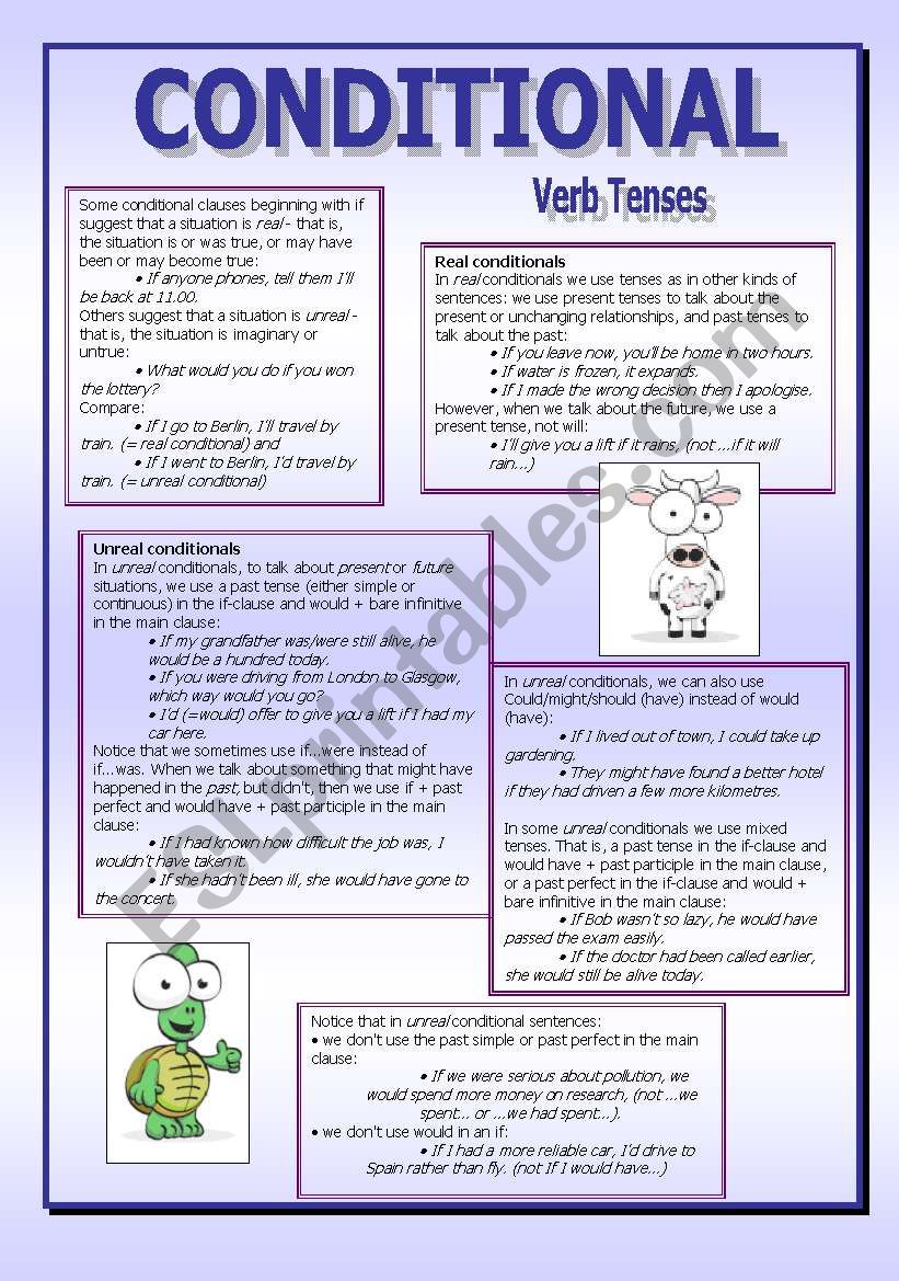 CONDITIONALS - (6 pages) worksheet