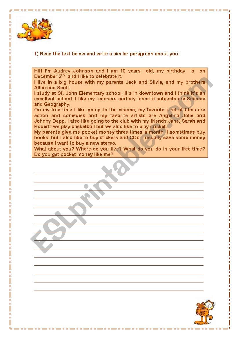 Improving Writing Skills worksheet