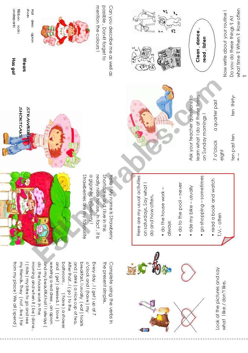 STRAWBERRY SHORTCAKE MINI BOOK