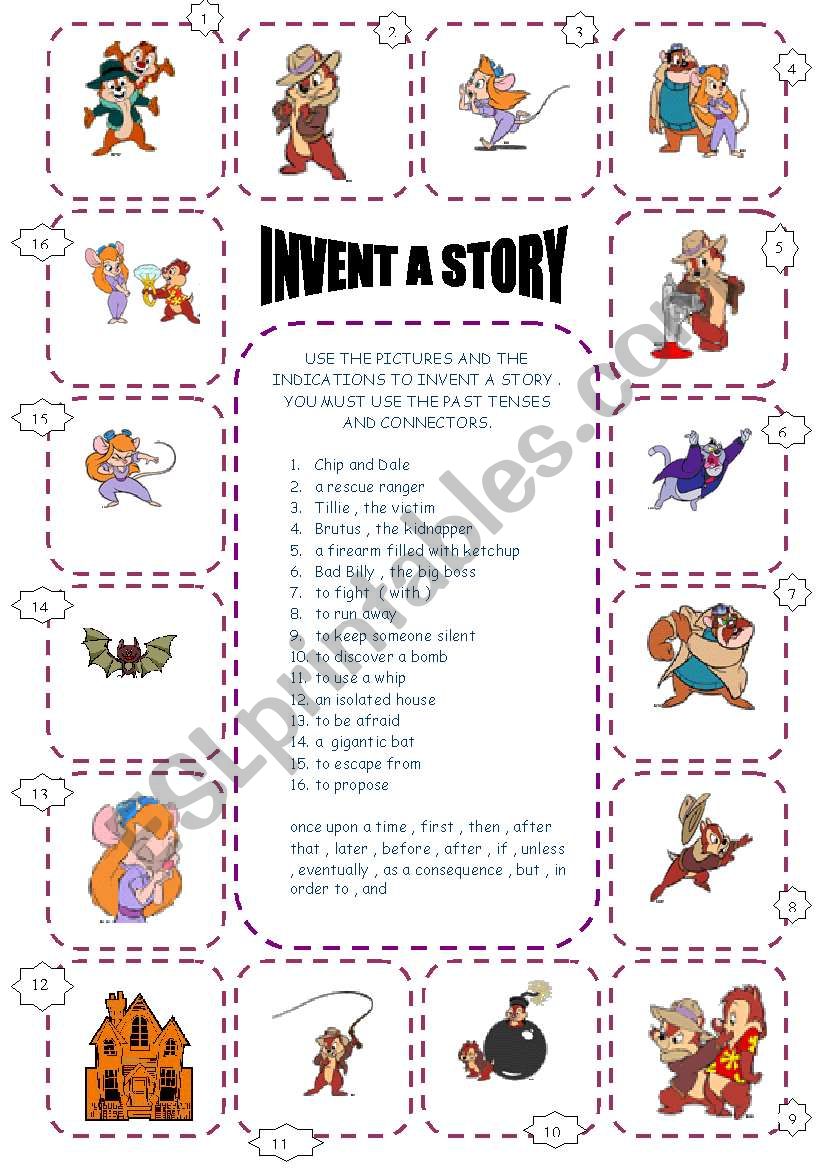 CHIP AND DALE worksheet