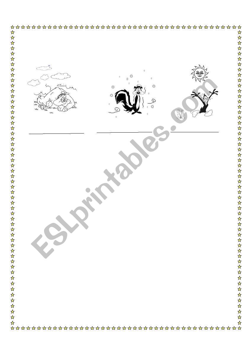Weather worksheet