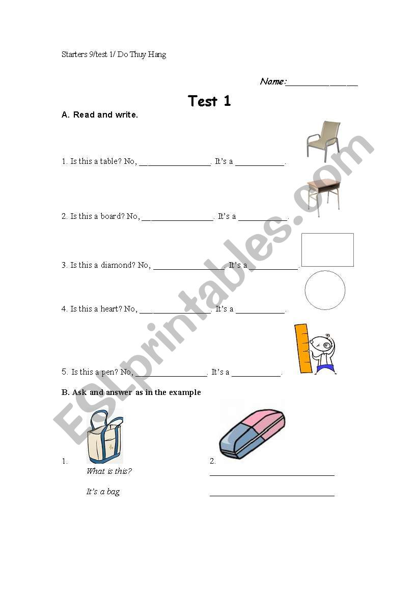 WhatÂ´s this? worksheet