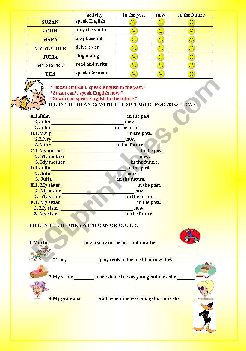 ABILITY worksheet