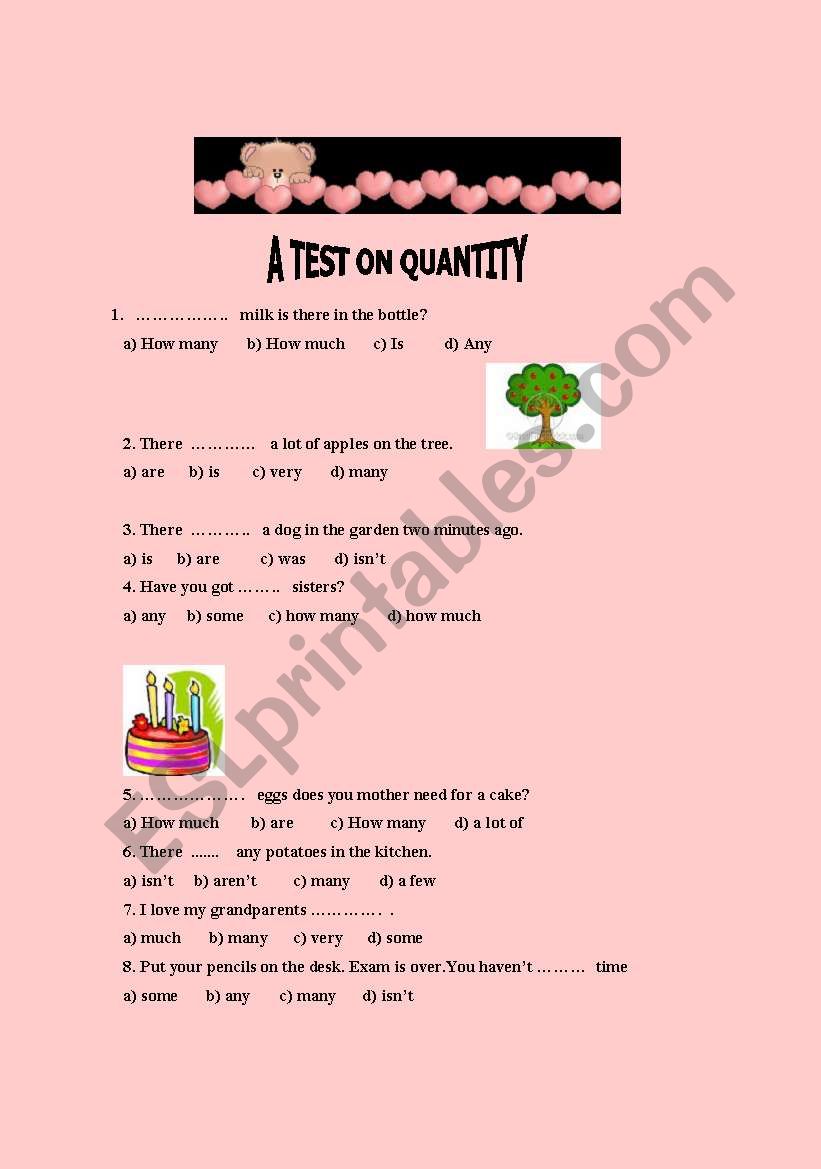 a test on countables & uncounbtables