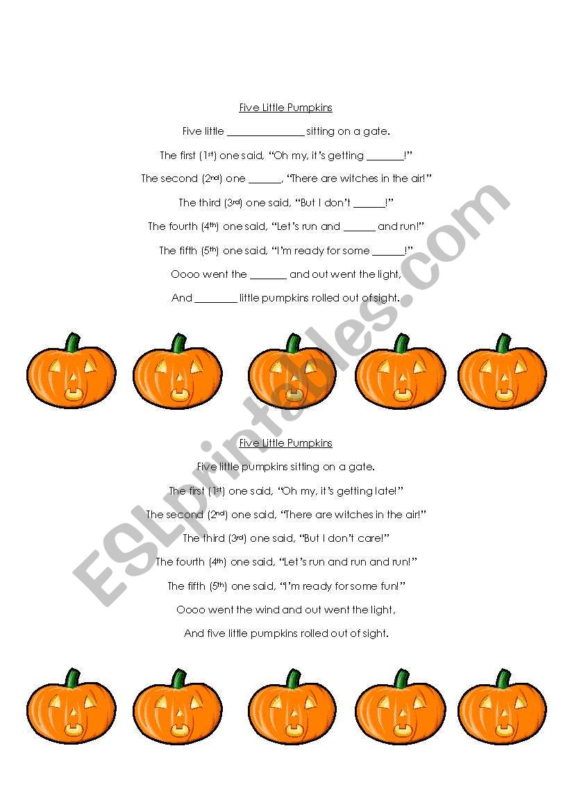Halloween poem - 