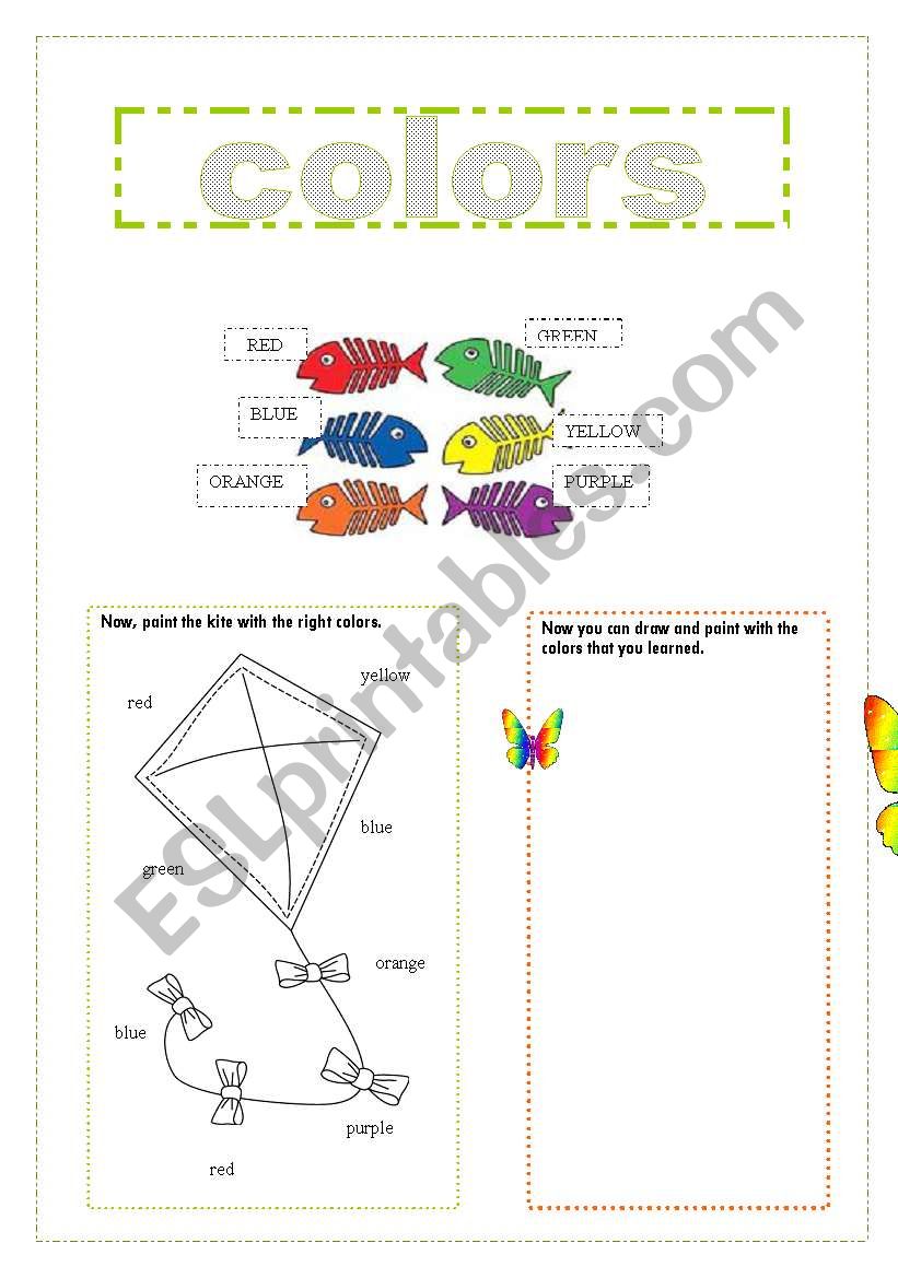 colors worksheet