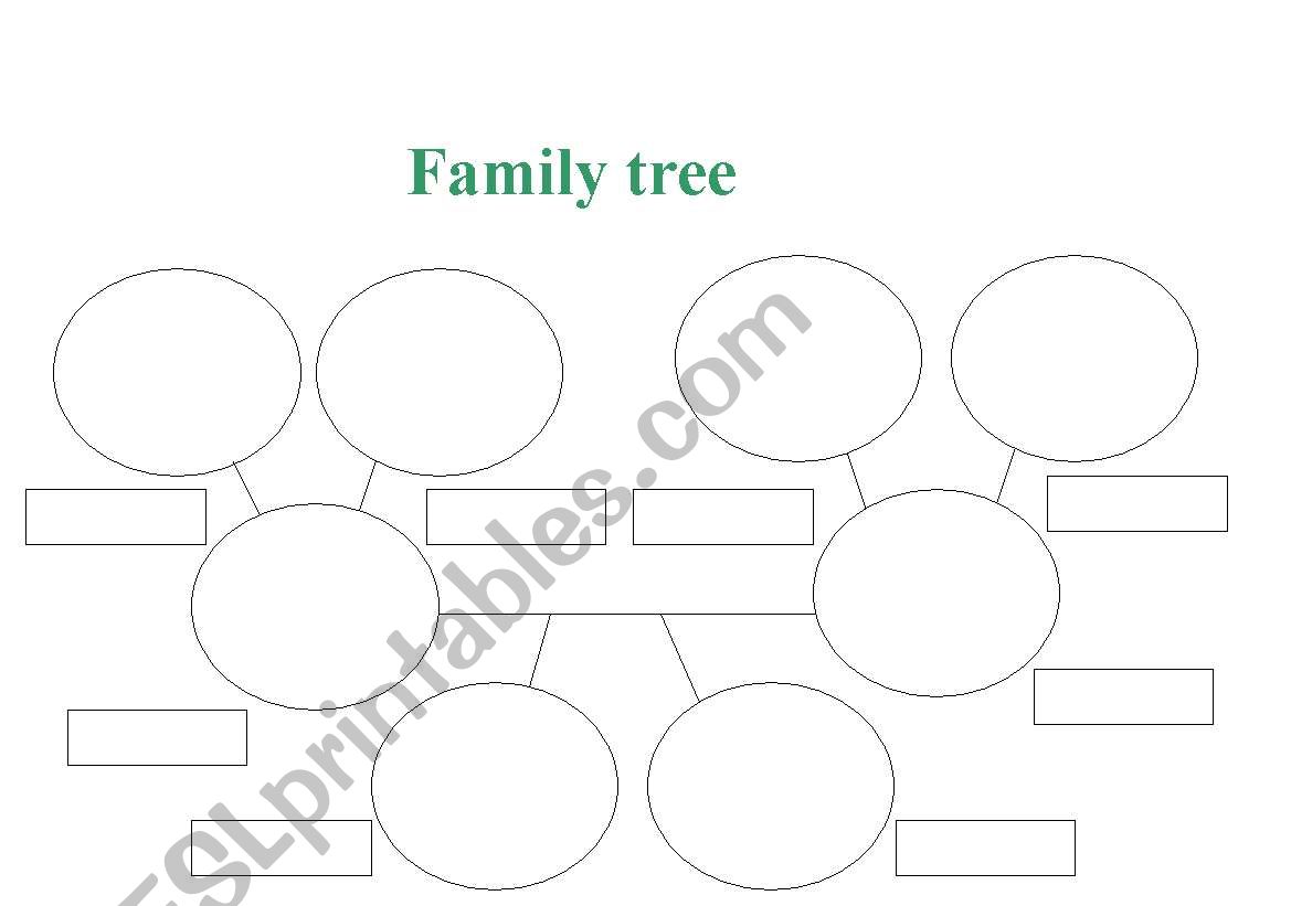 Family tree worksheet