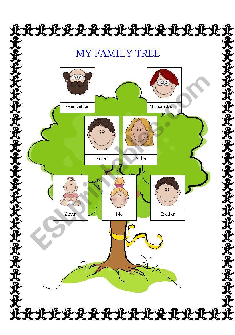 simple family tree worksheet