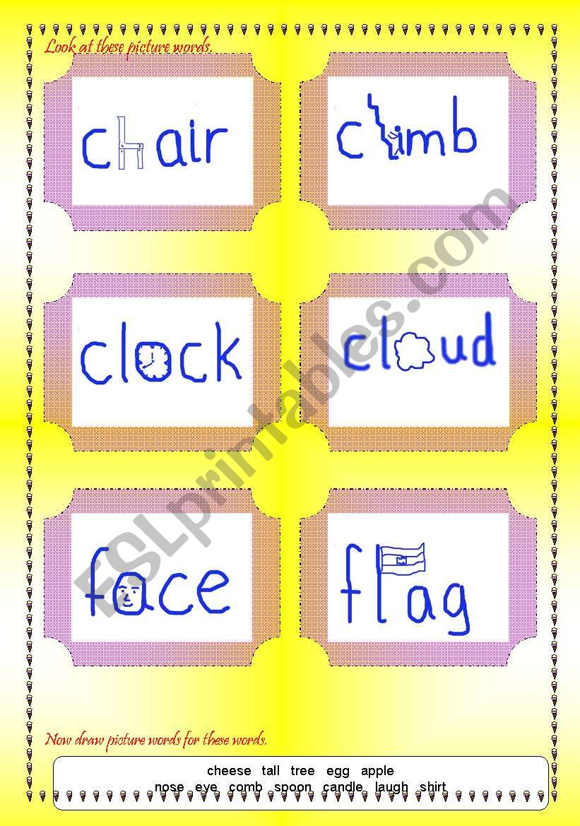 Picture Words Part2 worksheet
