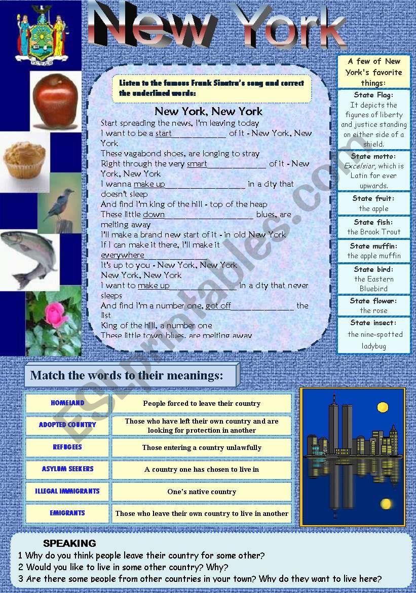 NEW      YORK           worksheet