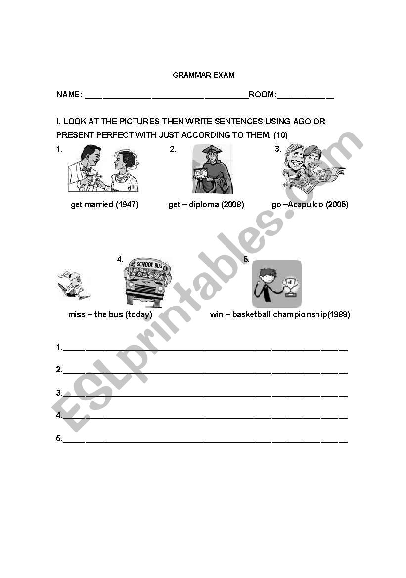 PRESENT PERFECT worksheet