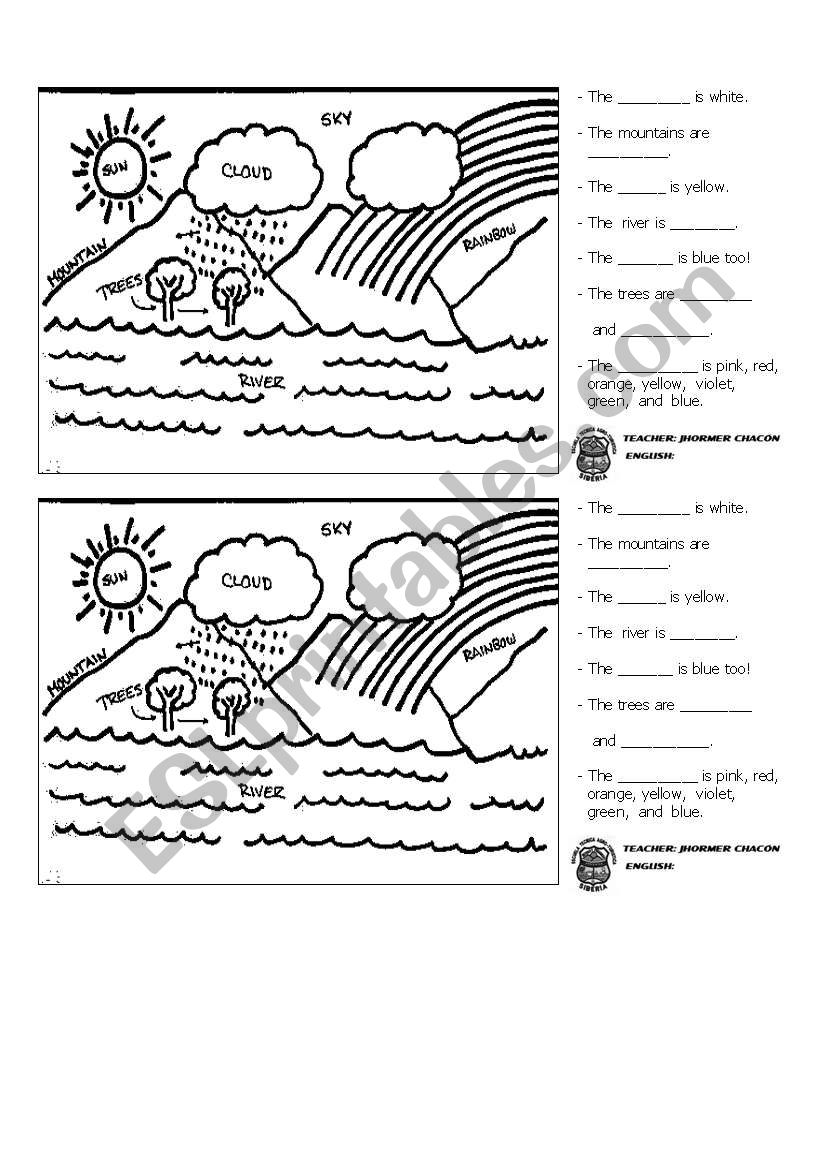 the environment worksheet