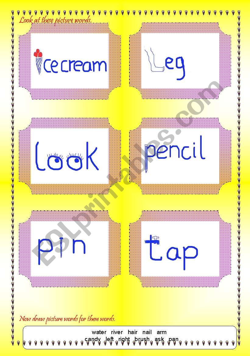Picture Words Part3 worksheet