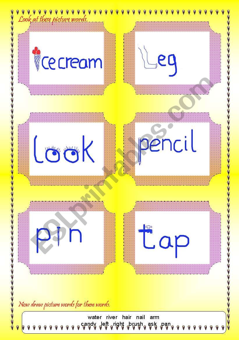 Picture Words Part3 worksheet