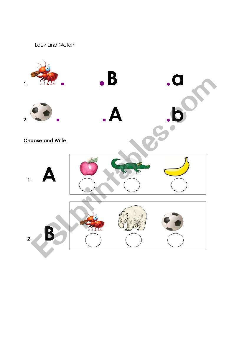 ABCD worksheets worksheet