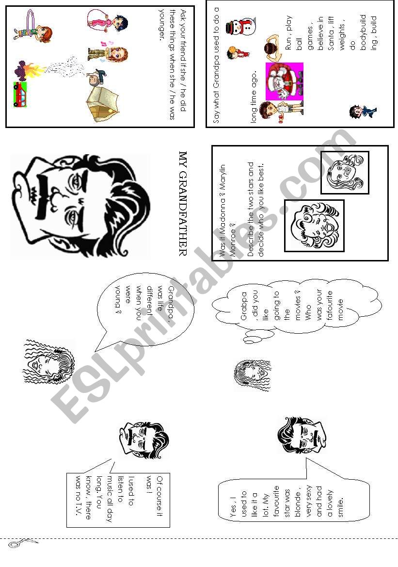 gandpa mini book worksheet