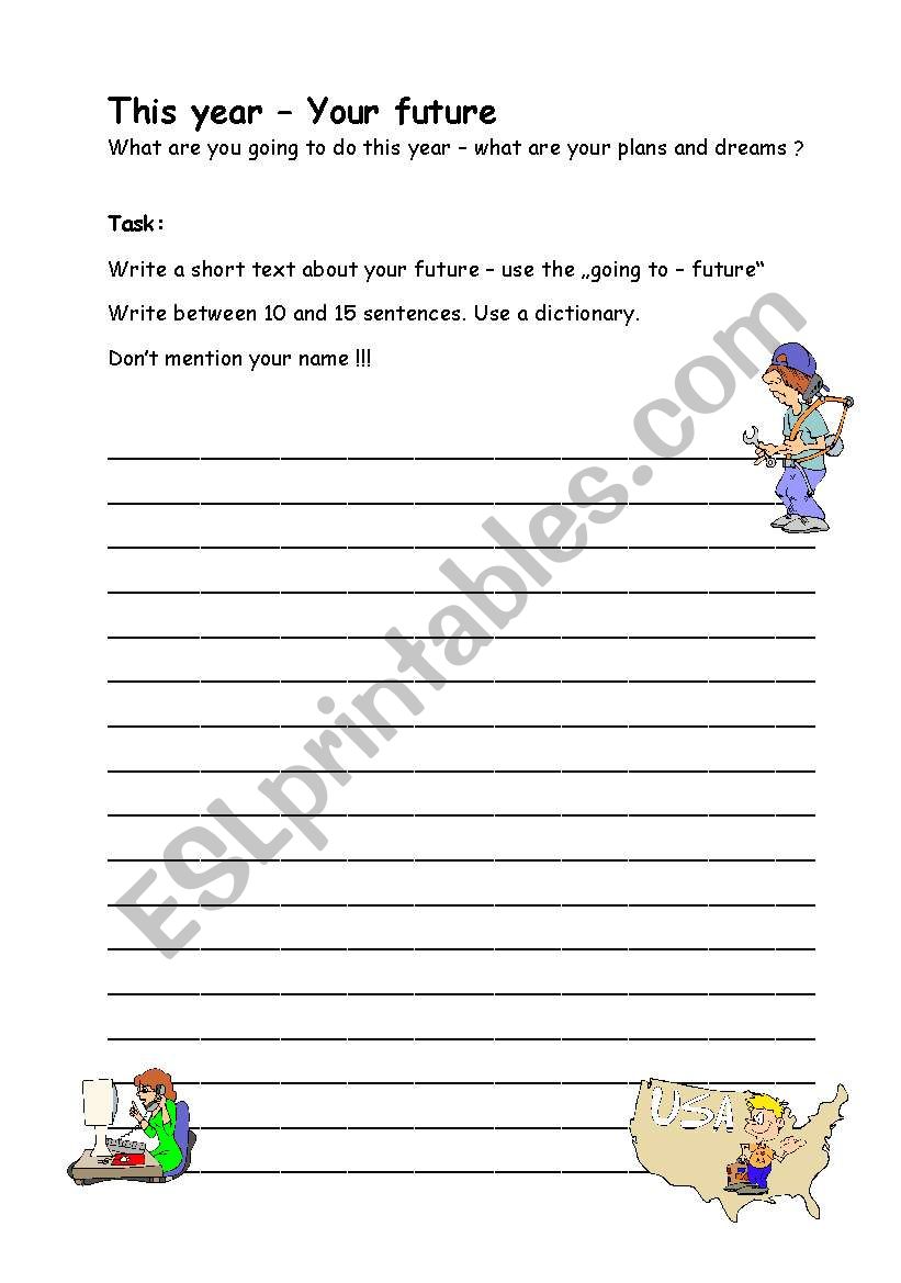 Going to future worksheet