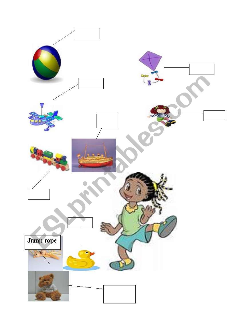 toys worksheet