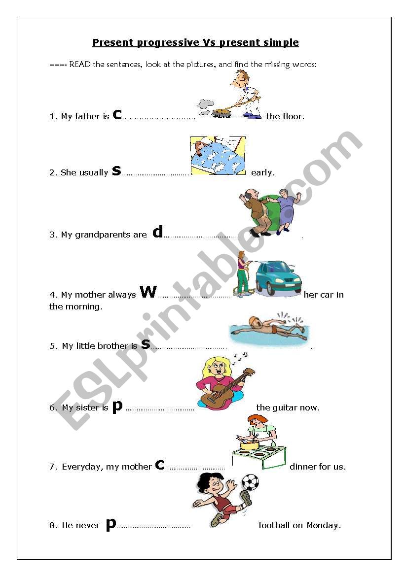 present-progressive-vs-present-simple-esl-worksheet-by-bassem