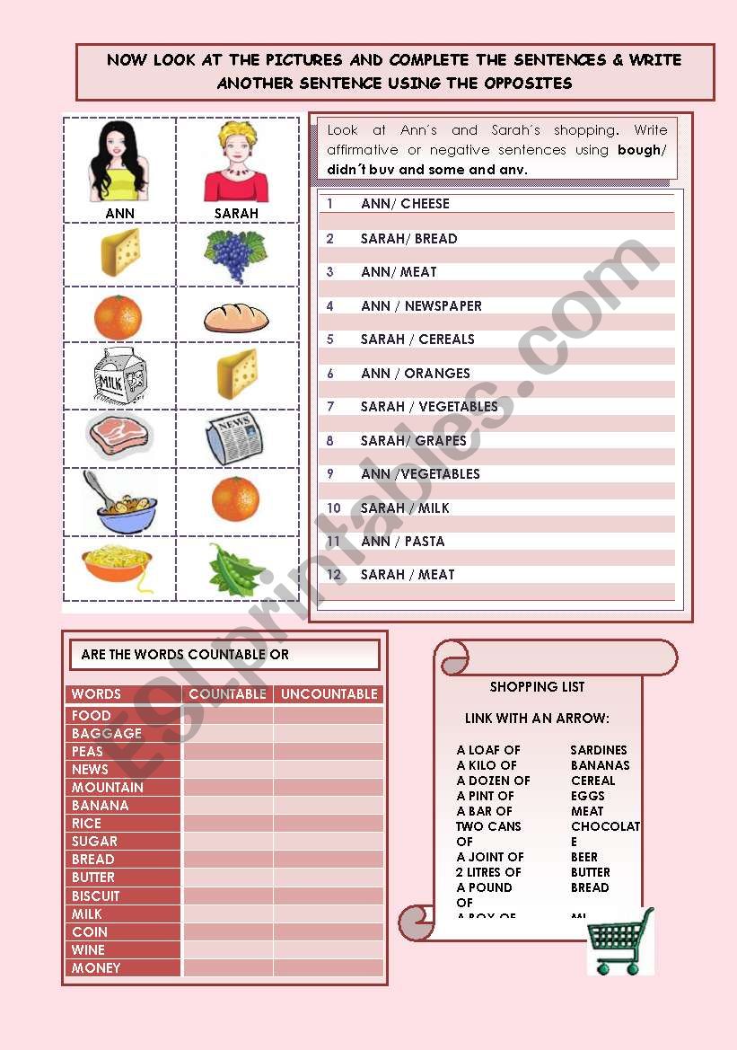 NOUNS PART 2/2 worksheet