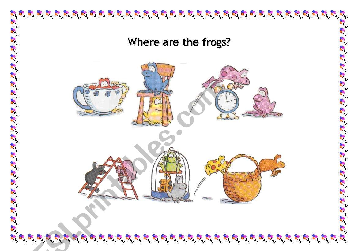 Where are the frogs? worksheet