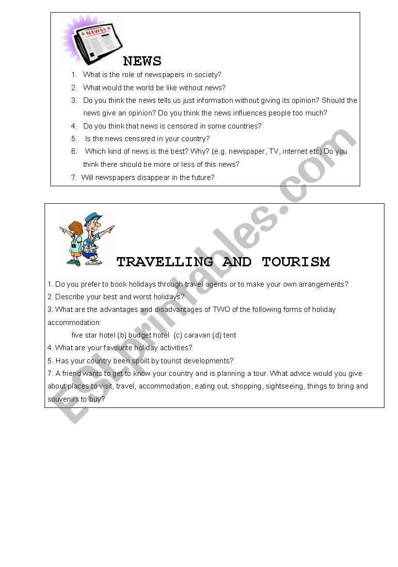 Speaking proposals worksheet