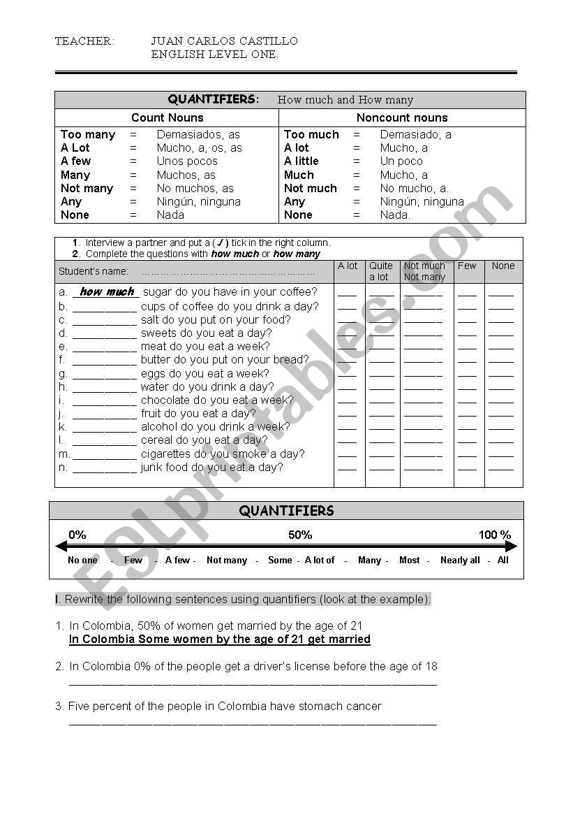 FREQUENCY ADVERBS AND QUANTIFIERS