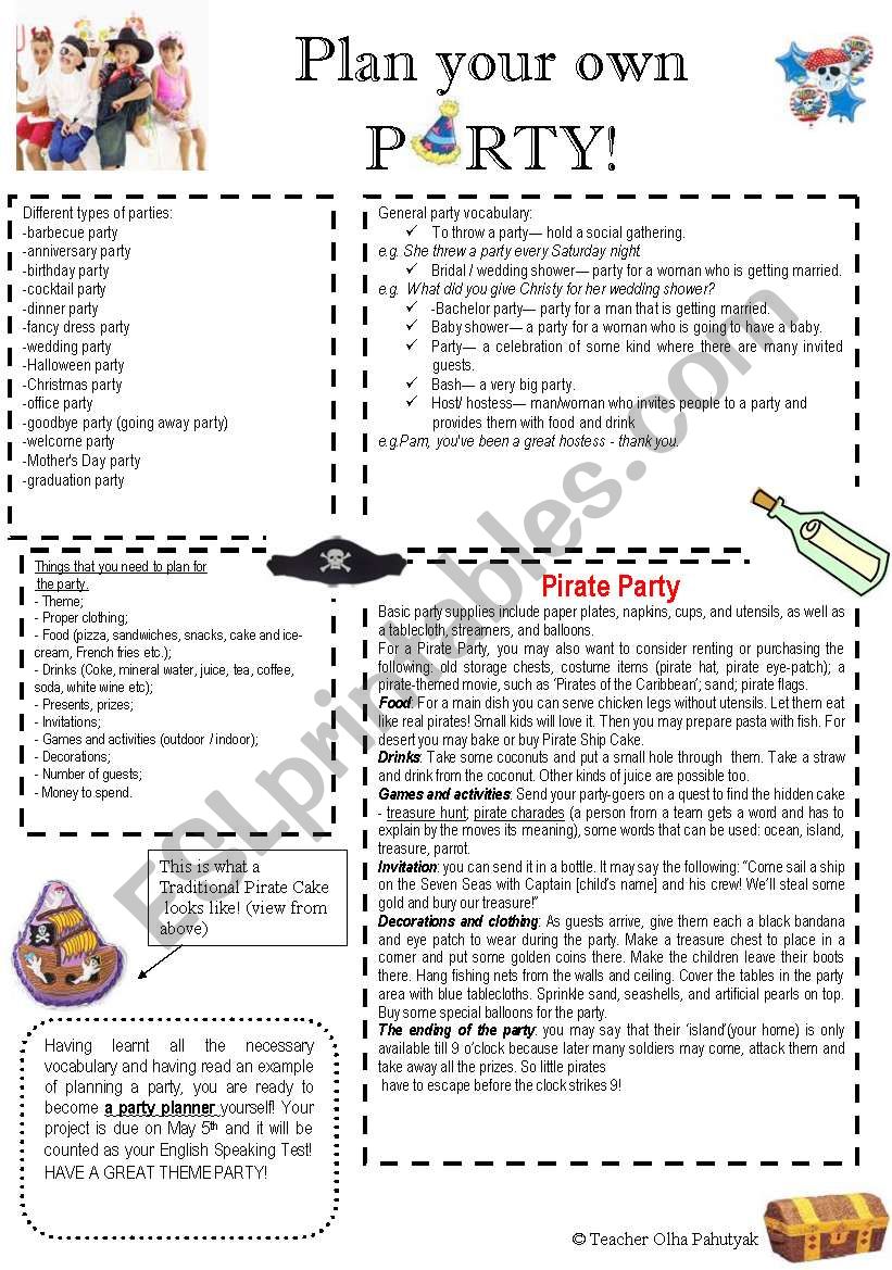 FUTURE PARTY PLANNER: PLAN YOUR FIRST PARTY!!!