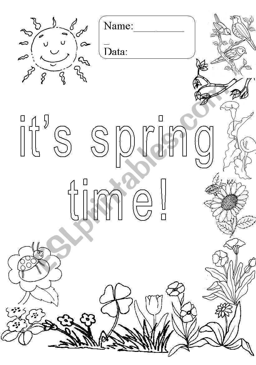 Its spring time worksheet