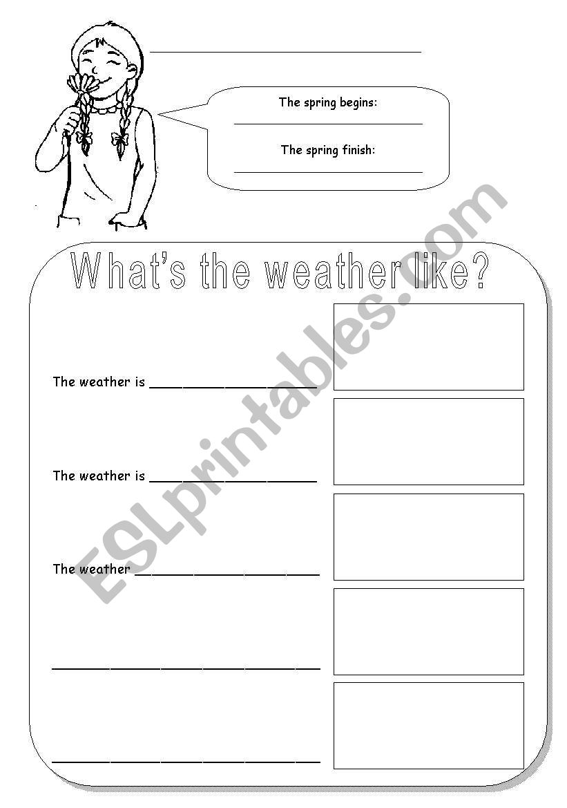 its spring time2 worksheet