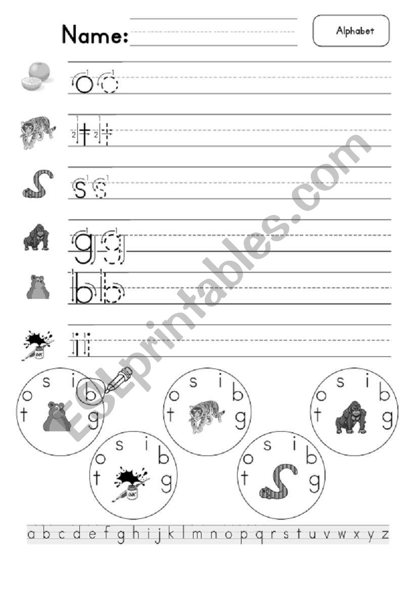 Alphabet teaching o,t,s,g,b,i (easy version)