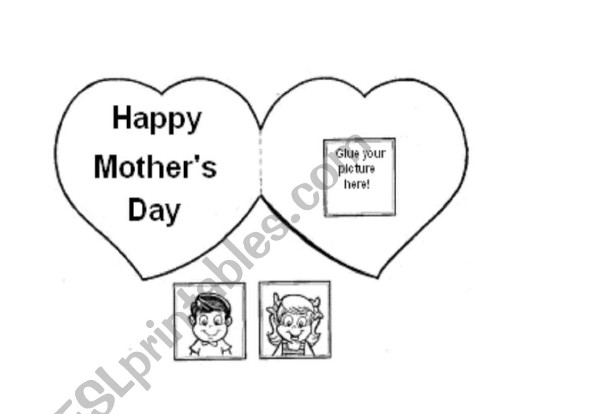 Mothers Day worksheet