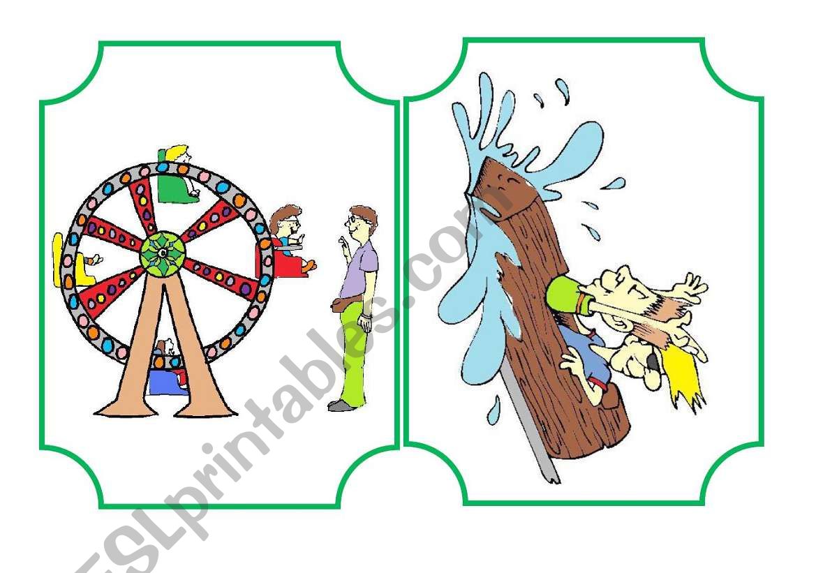 Funfair flashcard and activities set - part 2