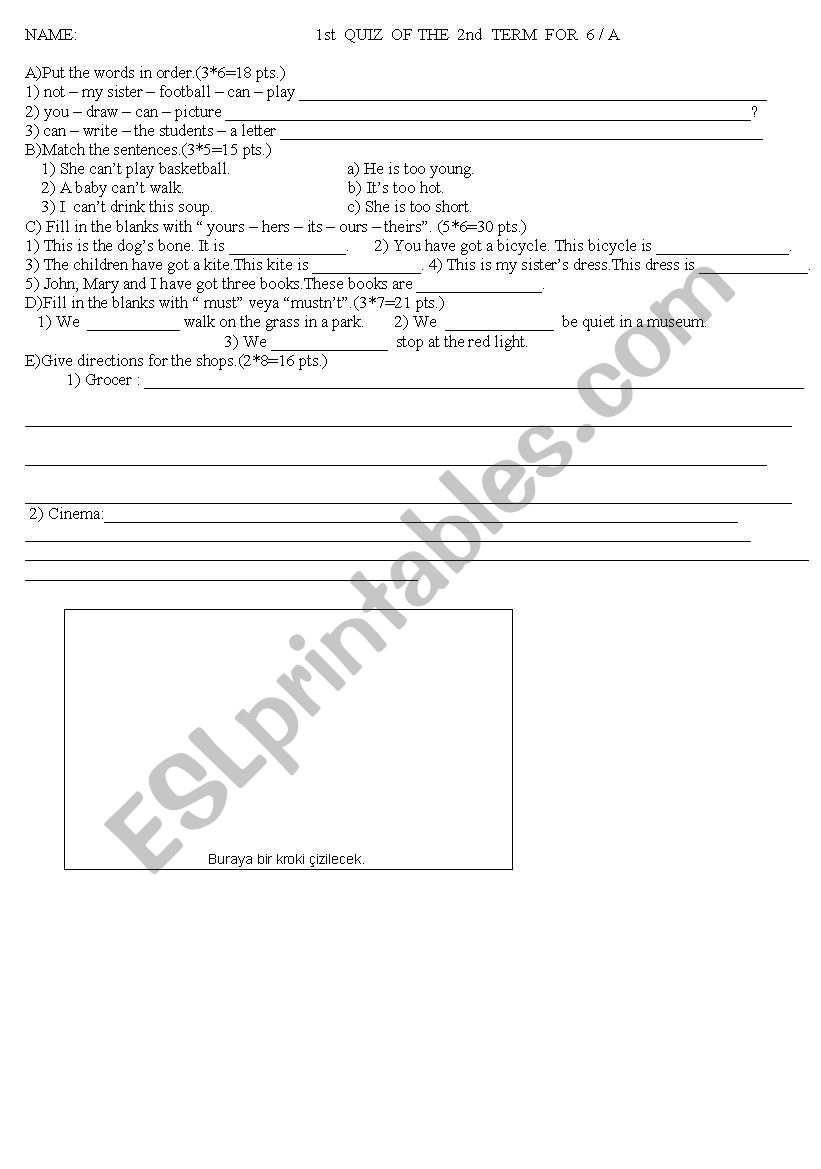 can cant worksheet