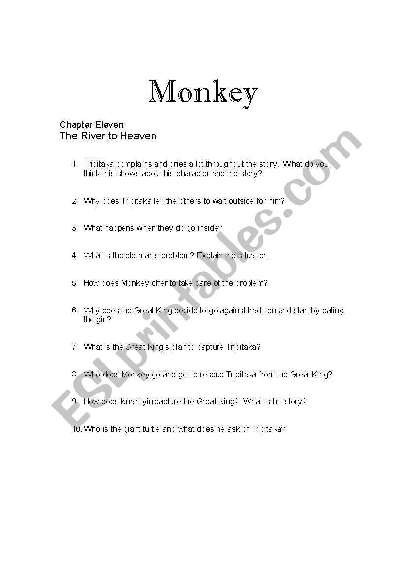 Monkey: Journey to the West Chapters 11