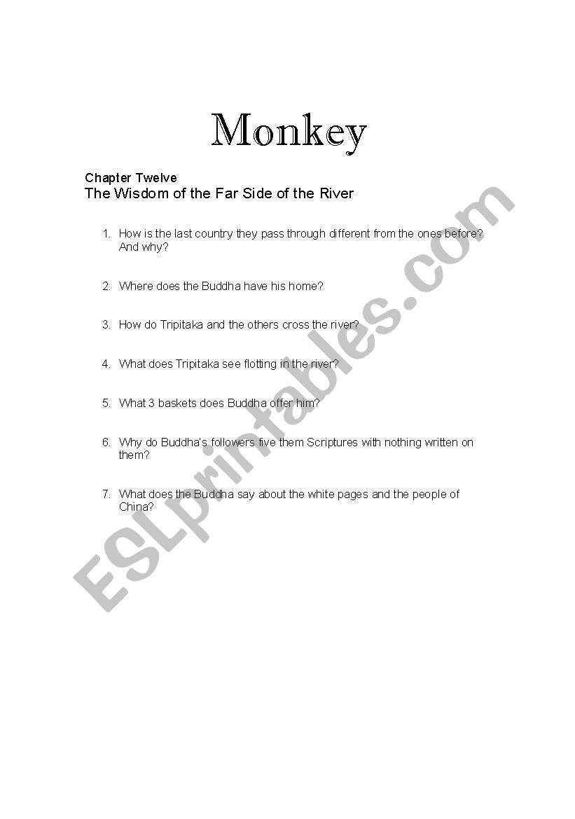 Monkey: Journey to the West Chapter 12