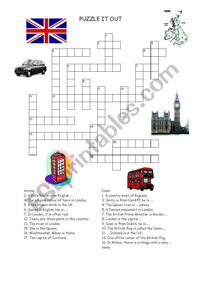 Puzzle it out worksheet
