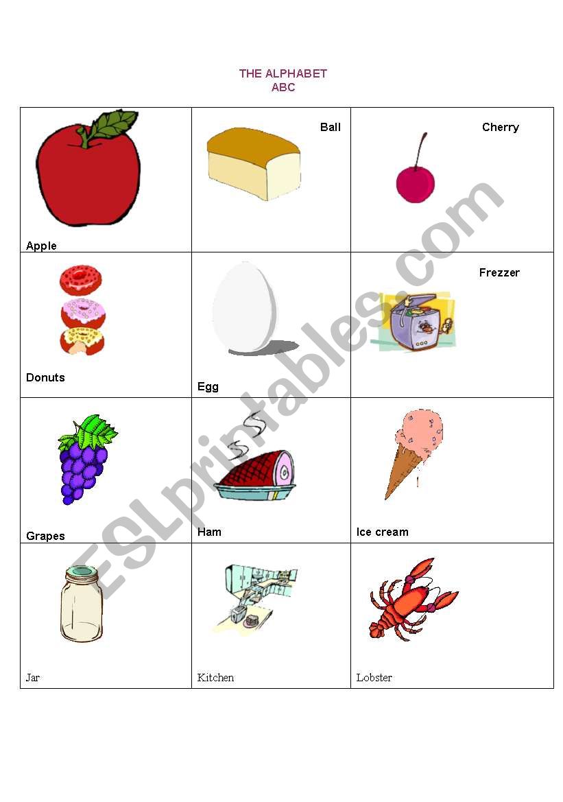 ABC, Colors and Numbers worksheet