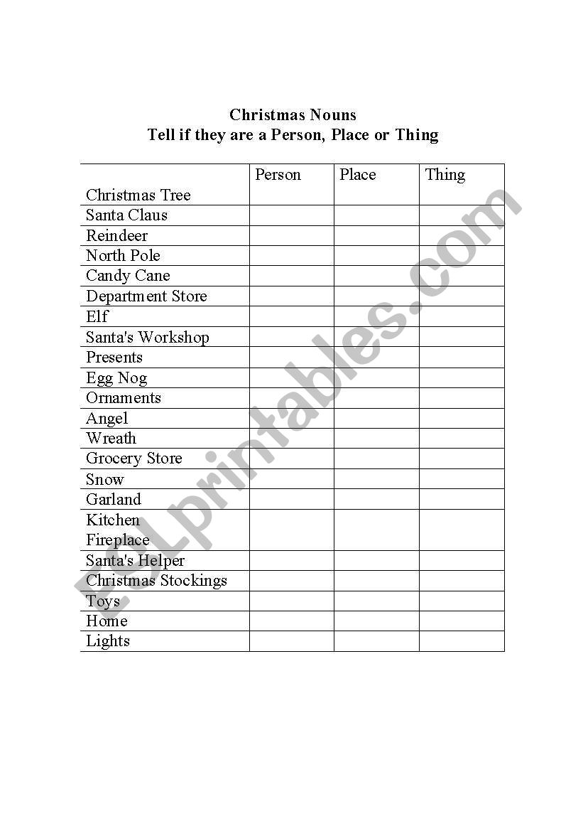 christmas-nouns-and-verbs-worksheets-tracinglettersworksheets