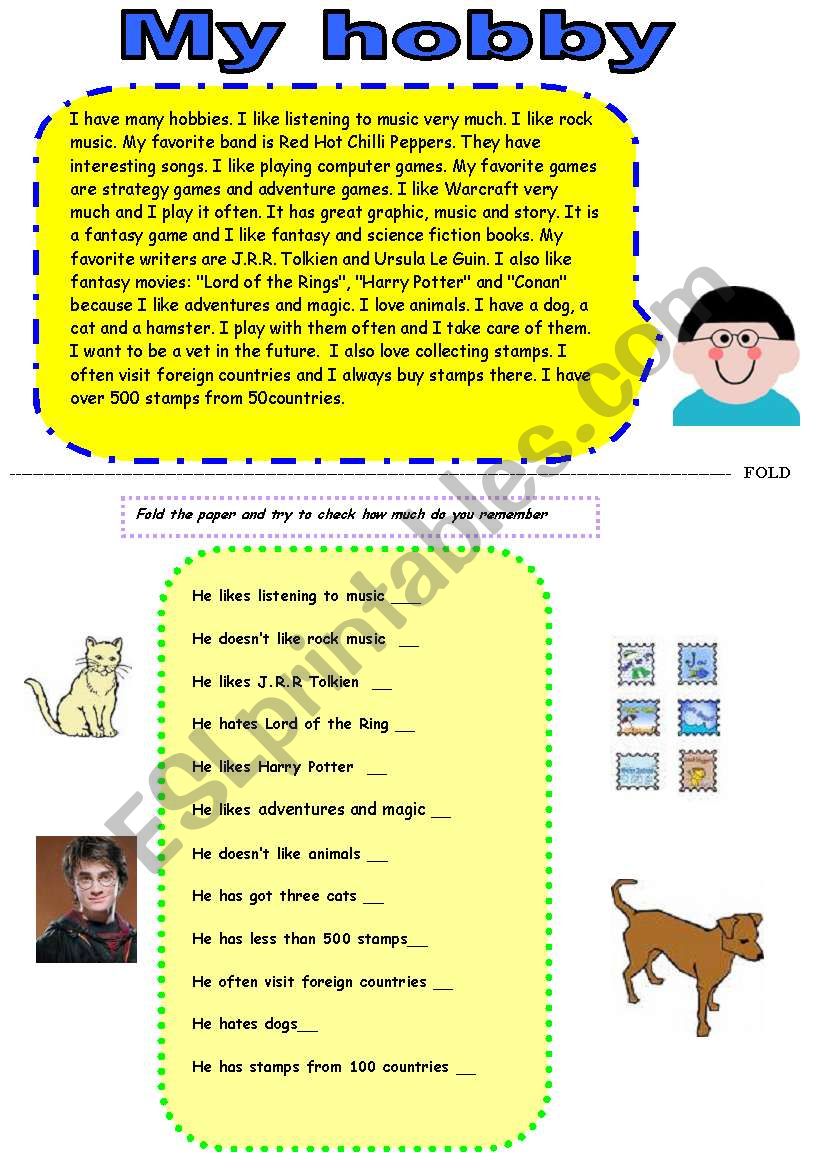 my-hobby-reading-questions-esl-worksheet-by-arielka