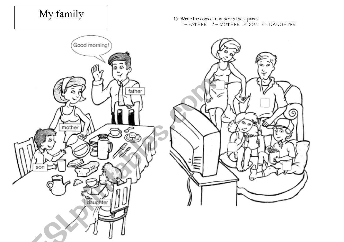Family worksheet