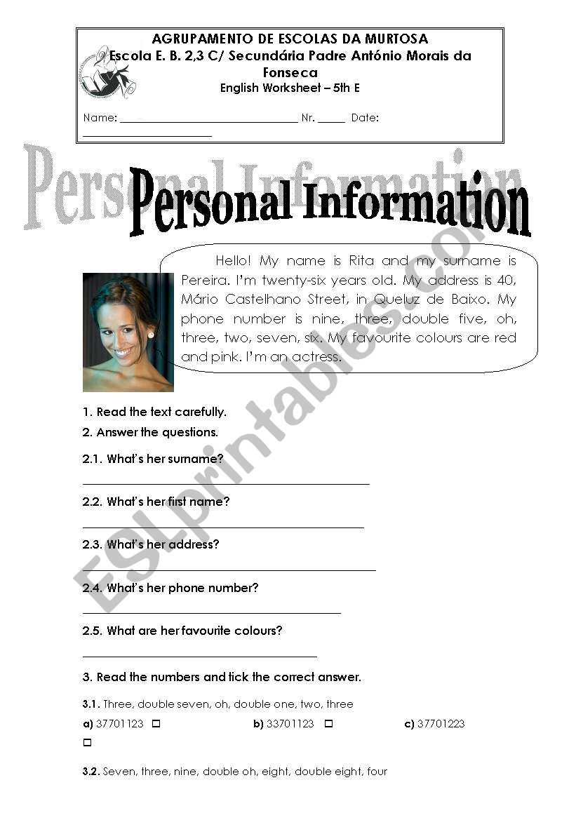 Personal information_Rita Pereira